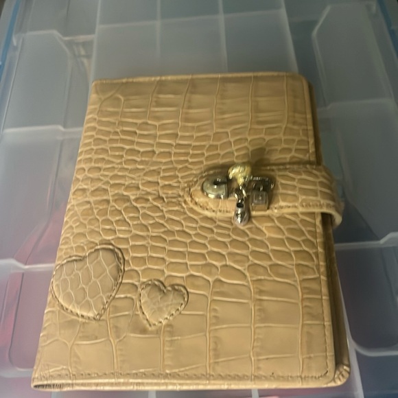 Brighton Other - Vintage Brighton Cream Croc Embossed Leather Photo Album